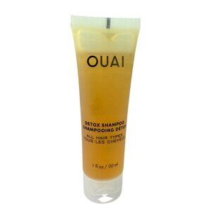 OUAI Detox Shampoo Travel Size 1oz 30ml Apple Cider Vinegar Clarifying All Hair